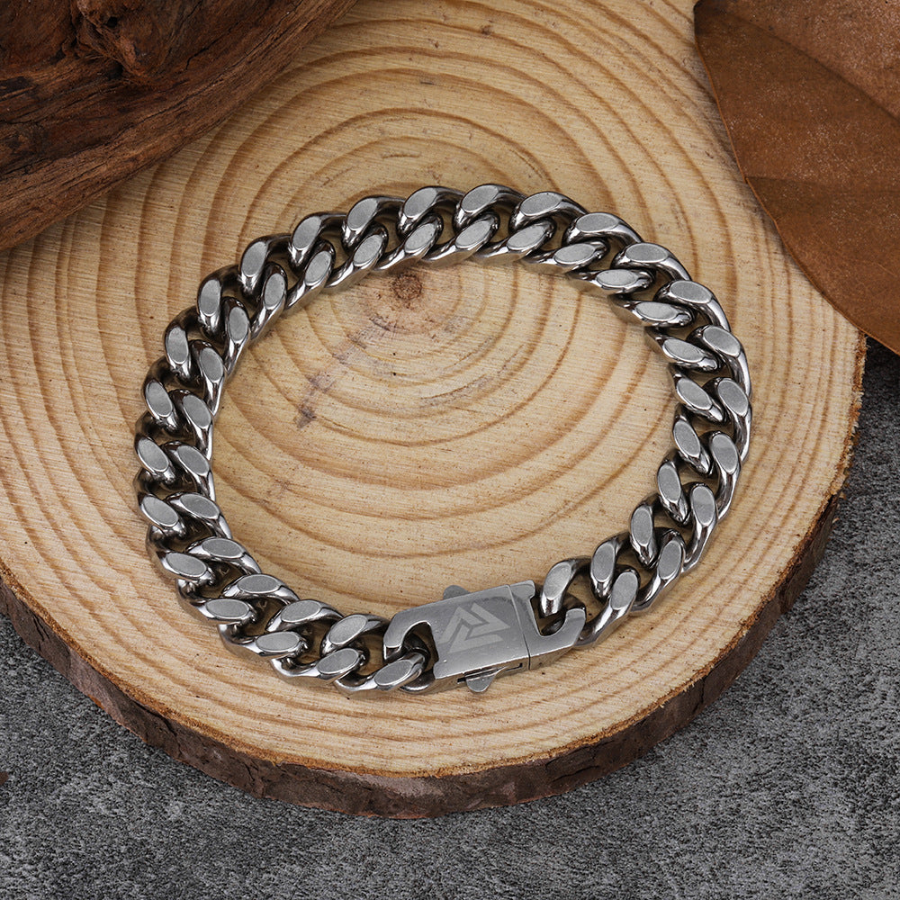 Veyra Herrenarmband Cuban Link – Edelstahl Vintage