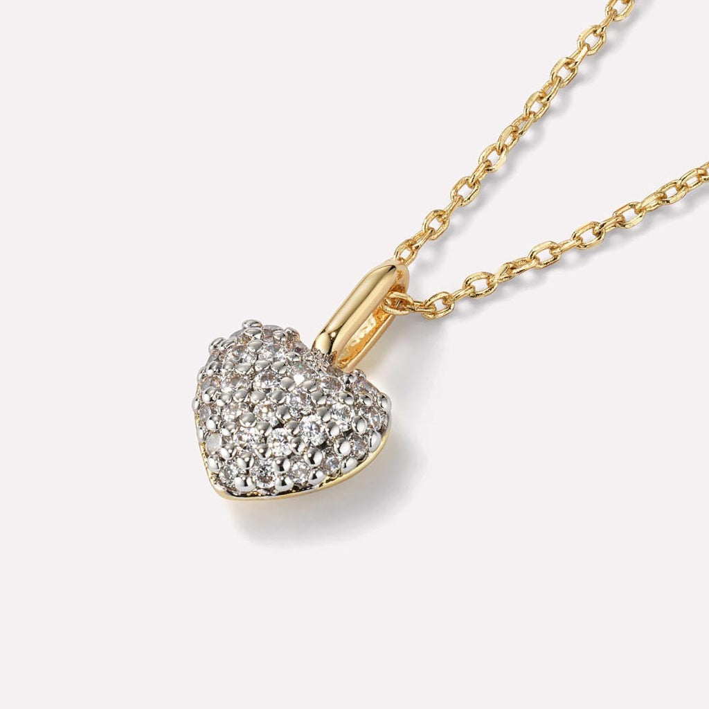 Veyra Halskette Herz – 18K Gold Edelstahl