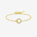 Veyra Verschlungenes Zirkonia Armband – 925 Silber