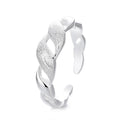 Veyra Geometrie Ring – 925 Silber verstellbar