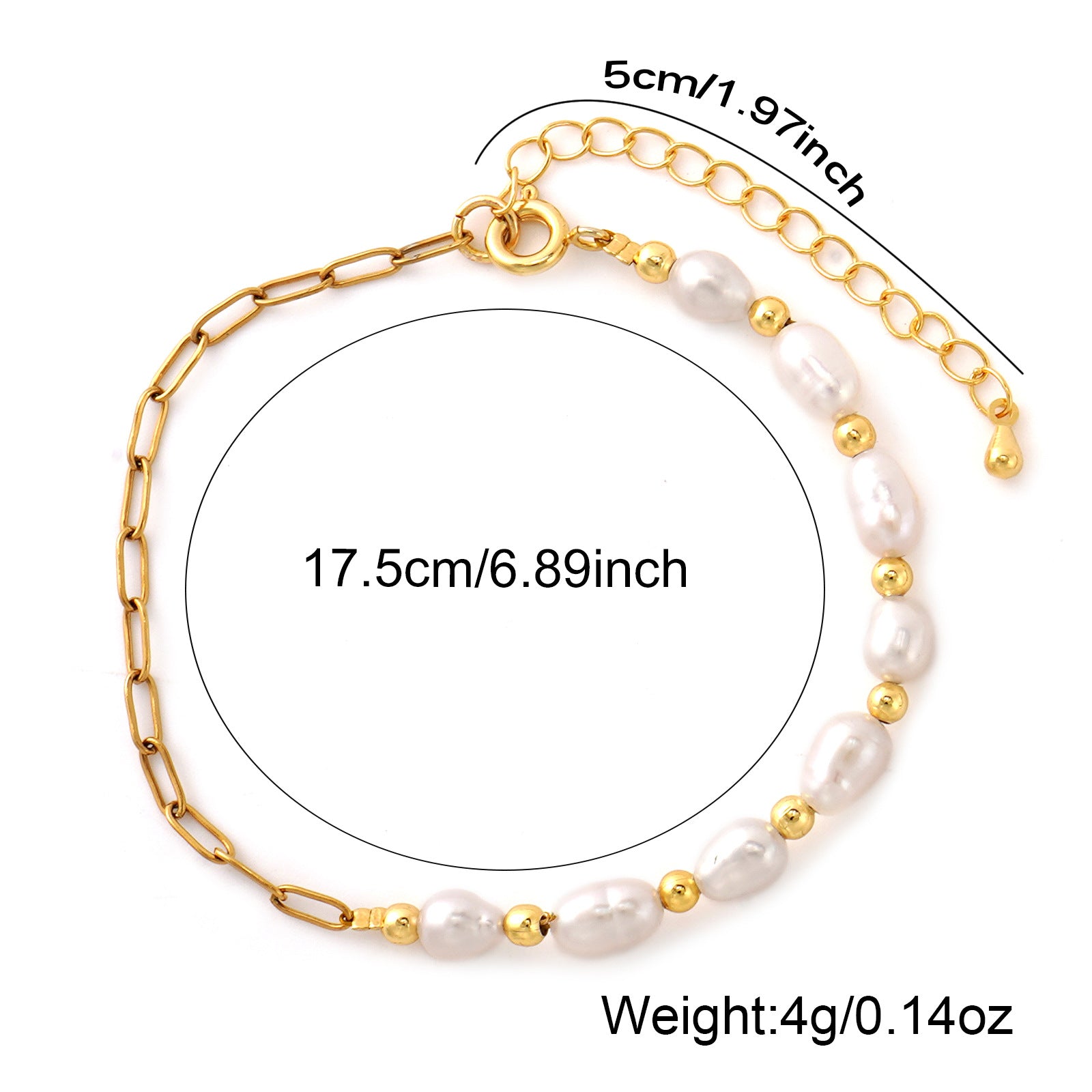 Veyra Süßwasser-Perlen Armband – Handgefertigt für Damen