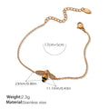 Veyra Bienen-Armband – Weiße Zirkonia in Gold