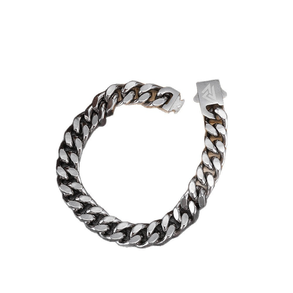 Veyra Herrenarmband Cuban Link – Edelstahl Vintage